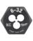 MIL SAE Hex Thread Die 6 32NC