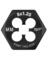 HEXAGON DIE M8-1.25MM