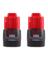 M12 Btry Lthm-ion 2pk