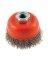 Forney 2.75 in. D X 5/8 in. S Crimped Steel Cup Brush 14000 rpm 1 pc