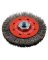 Forney 4 in. Crimped Wire Wheel Brush Metal 15000 rpm 1 pc