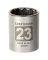 CM SCKT 1/2"DR 23MM 12PT