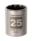 SHALLOW SCKT 1/2"DR 25MM