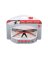 3M Anti-Fog Safety Glasses Clear Lens Black/Red Frame 1 pc