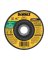 DeWalt High Performance 4 in. D X 1/8 in. thick T X 5/8 in. S Masonry Grinding Wheel 1 pc