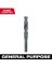 MIL 11/16"x6" Blk Ox Drill Bit