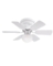 30" White LED Indoor Ceiling Fan