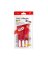 CINCH STRAP RED 5"L 10PK