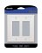 2 Rocker White Wall Plate