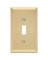 Sat Brass 1 Toggle Wall Plate