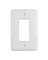 Wallplate Metro 1r Wht