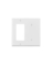 GFI/BLANK COMBO PLATE WHITE