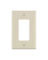 WALL PLATE ALMOND 1GANG