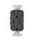 OUTLET/USB CHGR 15A BLK