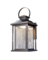 WALL LANTERN BLK LED 1PK