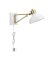 WALL SCONCE PB 60W 6.5"H