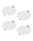 6" LED DOWNLIGHT 4PK WHITE