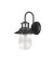 WALL SCONCE BLK 13.5"