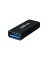 COUPLER USB FEMALE BLK