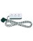 Ge Power Strip 3-out 8' Grn/wht