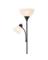 FLR LAMP BOWL BL/WT 72"