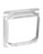 BOX CVER SQ RSD 3/4" 2DV