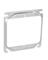 BOX CVER SQ RSD 1/4" 2DV