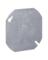 BOX COVER OCTAGN STL SLV