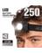 Head Lamp Led Blk 250lm