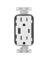 125V Outlet/USB Charger White