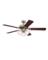 CEILNG FAN INDR BRWN 52"