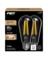 2PK 60W ST19 WW Filament Bulb