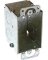 Raco 14 cu in Rectangle Steel 1 gang Switch Box Gray