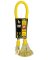 Yellow Jacket Outdoor 2 ft. L Yellow Triple Outlet Cord 12/3 SJTW