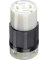 Leviton Industrial Nylon Curved Blade/Ground Locking Connector L14-30R 14-8 AWG 3 Pole 4 Wire Bagged