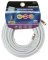 CABLE COAX RG6 50' WHITE