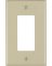 Ivory 1 Gang Deco Wall Plate