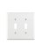 Wallplate 2g Toggle Wh