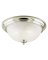 CEILING FIXTURE 3LT NIKL