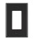 Wallplate Deco Mid 1gblk