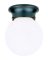 PORCH LIGHT 1BULB BLK