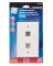 Wallplate 2-port Almond