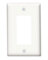 WALLPLAT 1G RECTANGL WHT