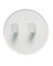 CLEAR RECEPTACLE SAFETY CAP 6/PK