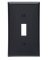 WALLPLATE 1G TOG BLACK