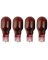 Bulb 4w Red Wdg Base 4pk