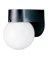 Westinghouse Gloss Black/White Switch Incandescent Light Fixture