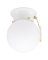 Westinghouse 7.25 in. H X 6 in. W X 6 in. L White Ceiling Fixture