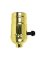 Brass 3Way Turn Knob Socket