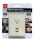 WALL PLATE 2 USB ALMOND